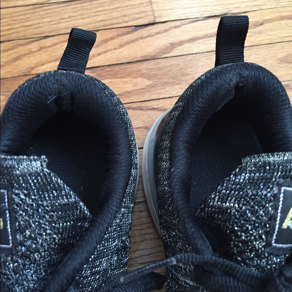 APL Techloom Pro Black Gold Metallic Sneakers - Picture 2 of 8